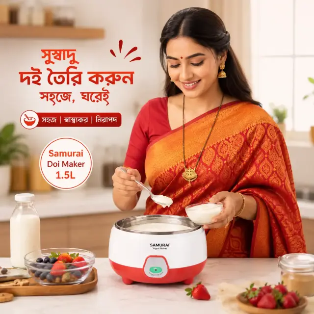 দই বানানোর মেশিন | Samurai Doi Maker 1.5L