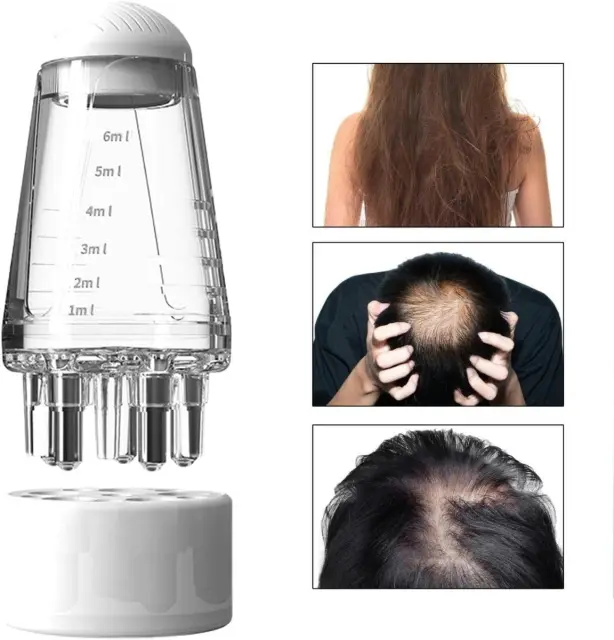 Scalp Applicator Liquid Comb Oil Liquid Guiding Massager Portable Mini Massage Comb Anti Hair Loss Scalp Care Tools,মাথায় তেল দেওয়ার চিরুনি - চুল পড়া কমাতে স্ক্যাল্প ম্যাসাজ টুল