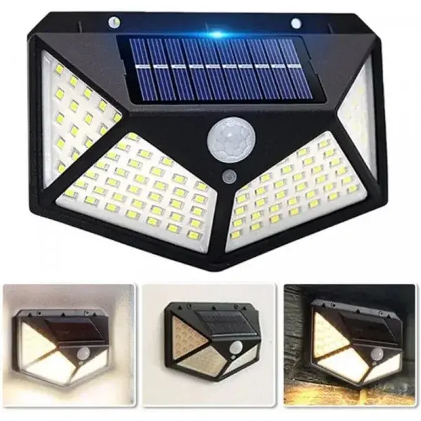 100 LED Solar Wall Light | সোলার মোশন সেন্সর লাইট