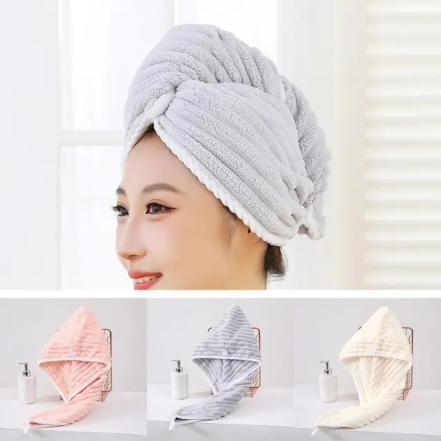 Super Absorbent, Quick Drying Hair Towel, Microfiber Hair Dry Cap, চুল শুকানোর তোয়ালে