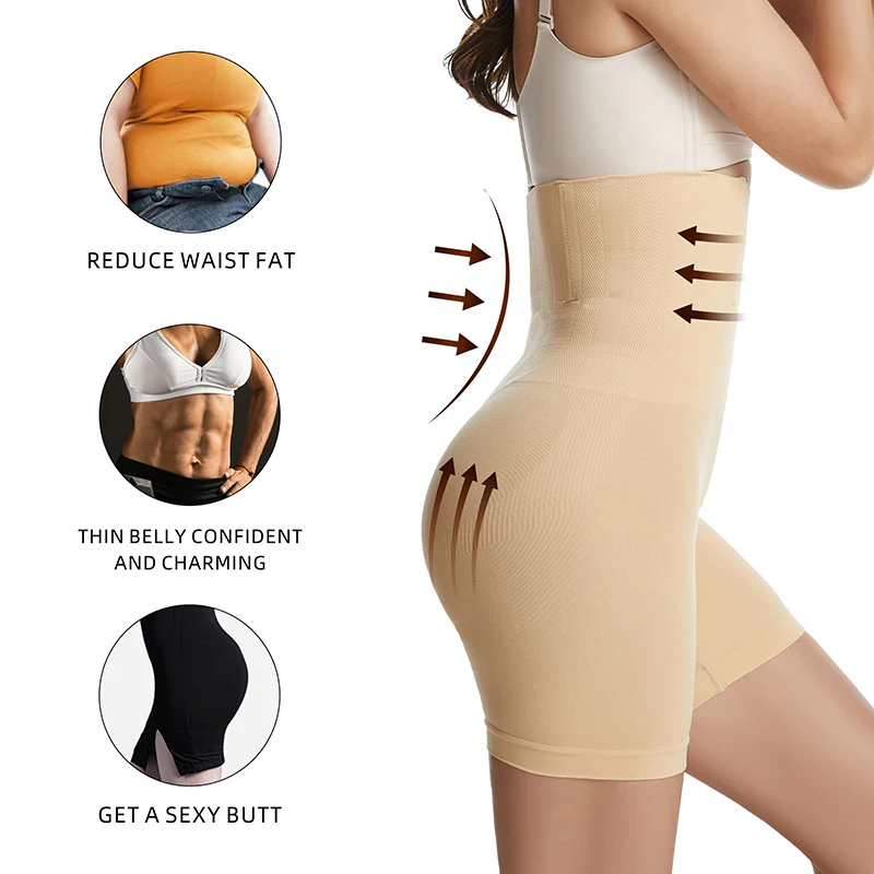Women Body Shaper Tummy Control Shorts Slimming Underwear High Waist Shaping Panties Thigh Slimmer Safety Short Pants Shapewear 3