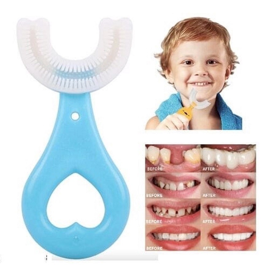 U Shaped Silicone Tooth brush for Kids