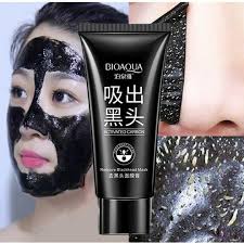 BIOAQUA Deep Cleansing Black Mask Bamboo Charcoal Blackhead Remover Face Mask Skin Care Peal-off Nose Mask 7