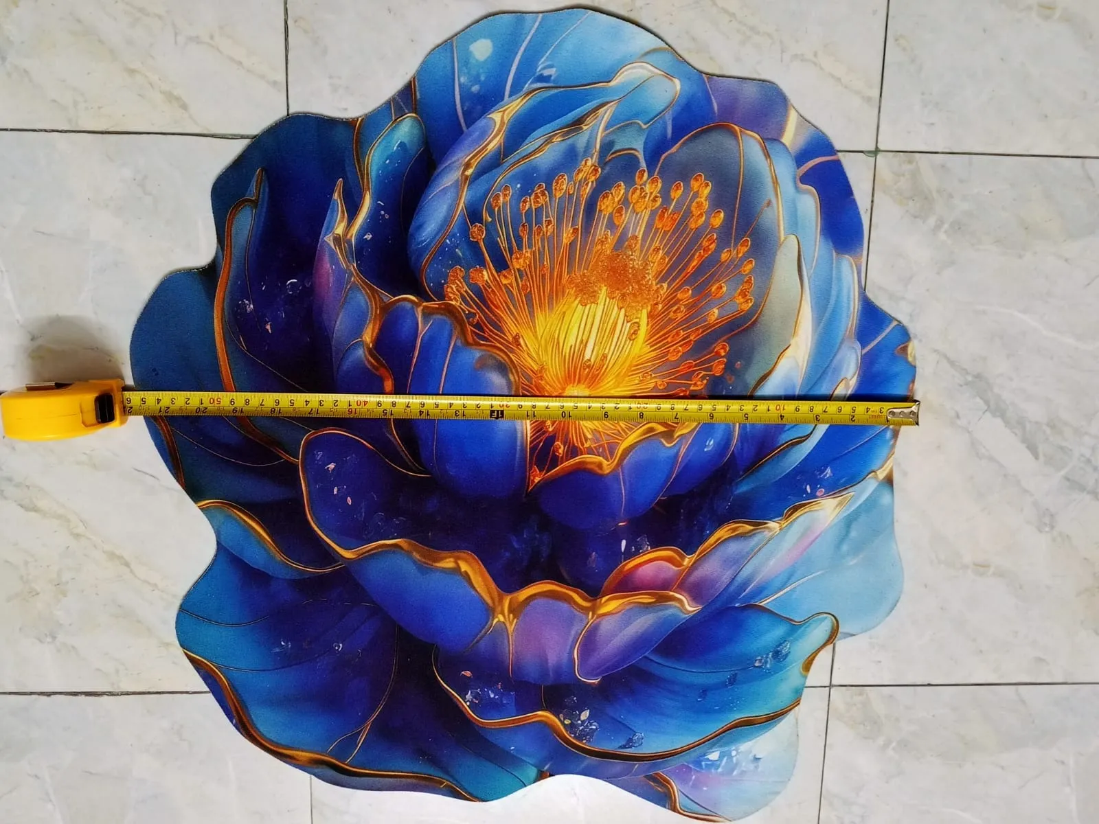 3D Flower Floor Mat | Non-Slip Soft Floral Rug for Bedroom, Living Room & Bathroom / ফুল আকৃতির ফ্লোর ম্যাট | নন-স্লিপ সফট ফ্লোর রাগ ঘর, বাথরুম ও লিভিং রুমের জন্য 4