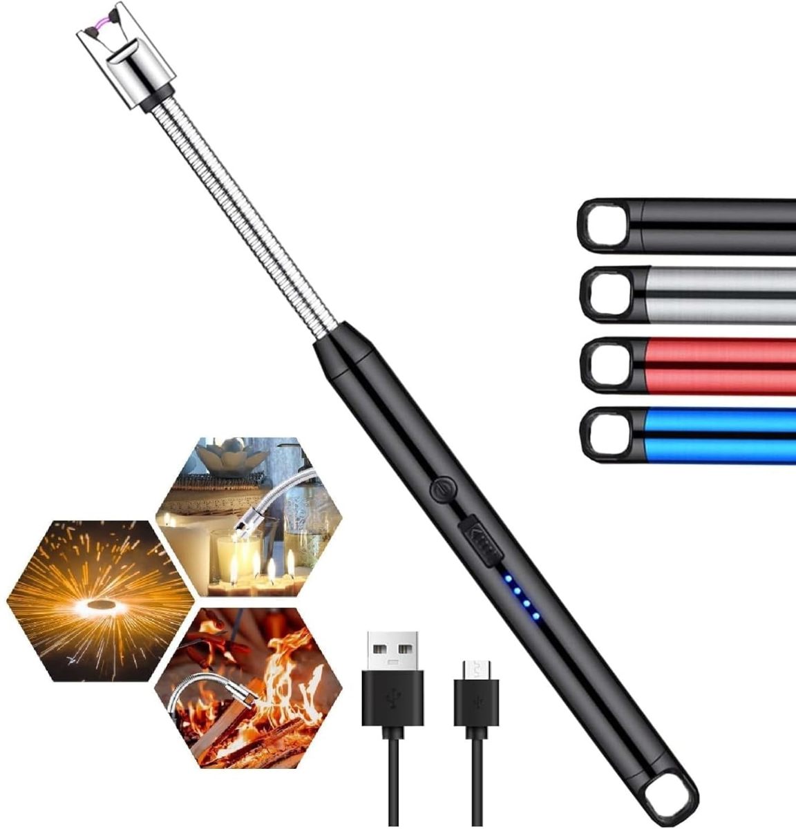 রিচার্জেবল ইউএসবি ইলেকট্রিক লাইটার,Rechargeable USB Electronic Lighter 9