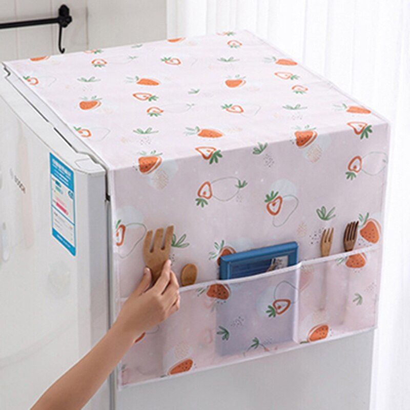 Freeze cover 130cm, Refrigerator Dust Proof Cover, Fridge Top Cloth 6