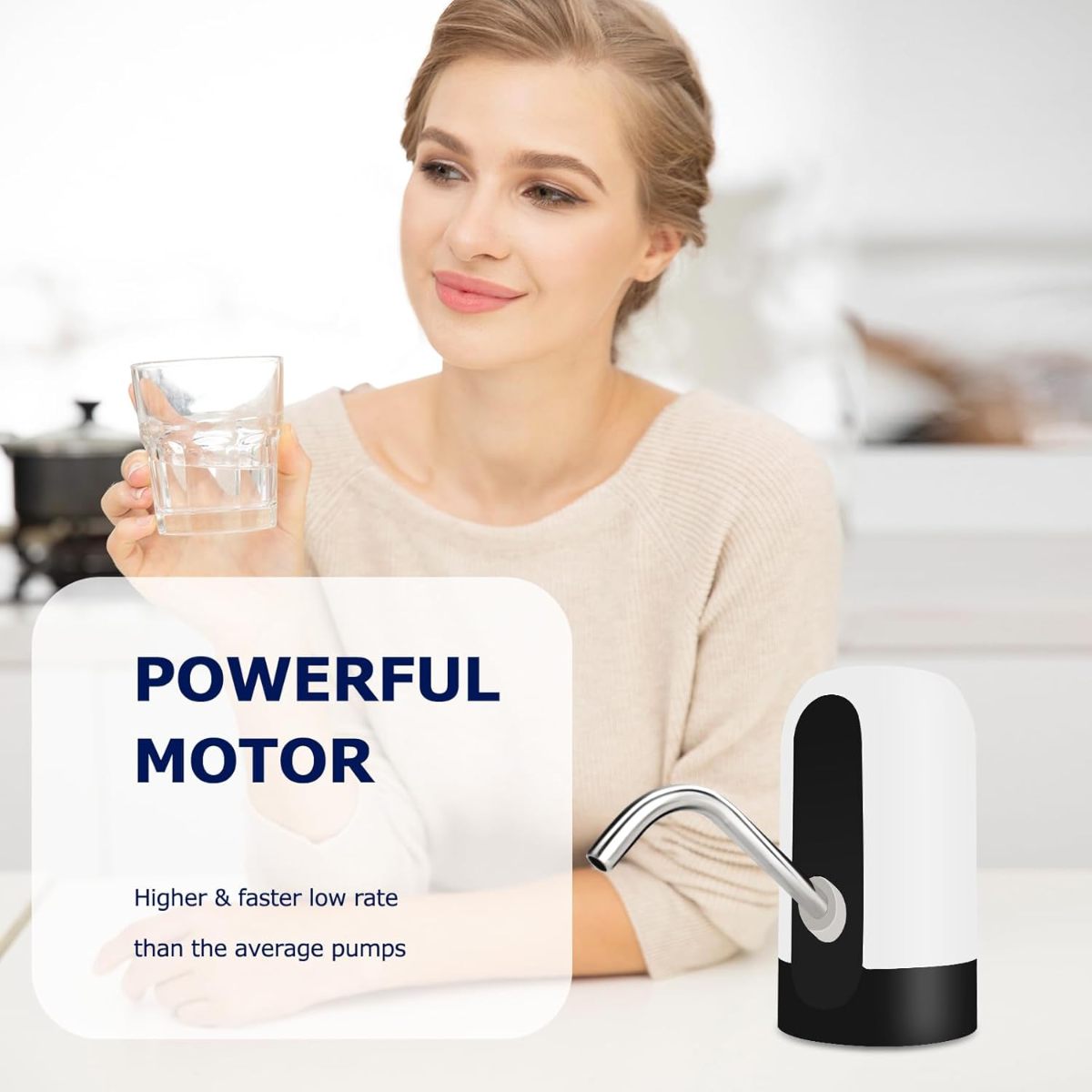 Automatic Water Dispenser With Switch and USB Charging Pump 6
