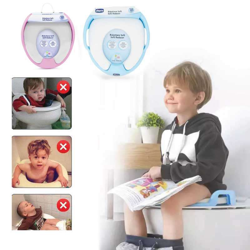 Baby Toilet Seat, Potty Training Commode Seat with Handle 3