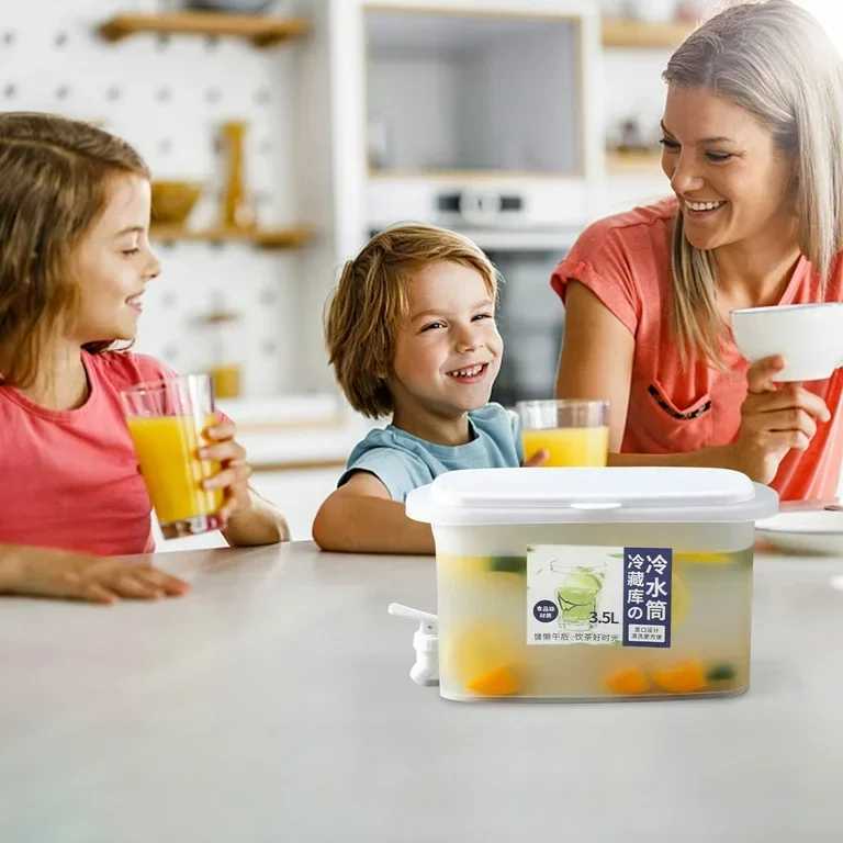 Juice Jar 3.5L, Juice Container Dispenser with Tap 3