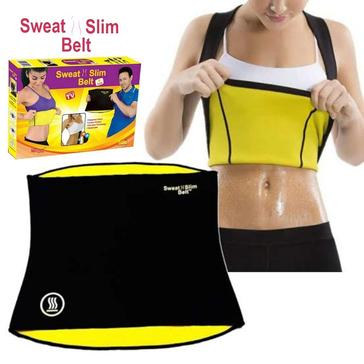 Sweat Slim Belt, Hot Body Shaper Slimming Belt 5