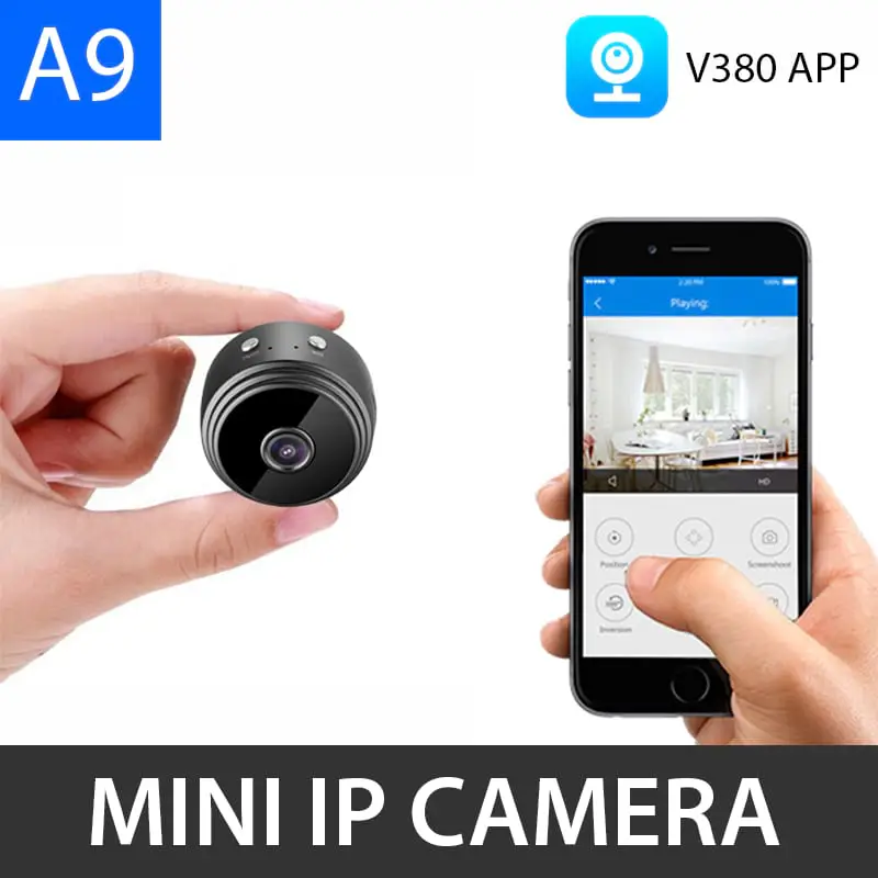 A9 Mini WiFi Camera 1080P Full HD Night Vision Wireless IP Camera 4