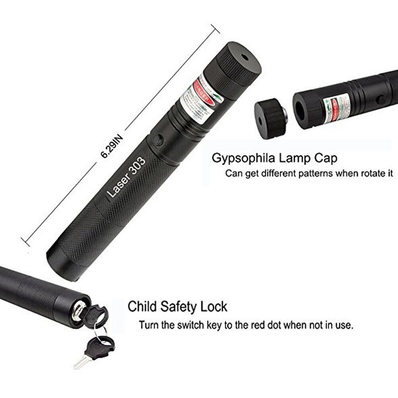 Rechargeable Green Laser Pointer Jd-303 3