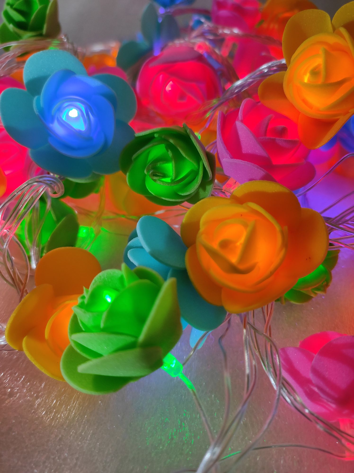 Rose Flower Room Decoration Light, Fairy String Light - LEDs Modes change - Room Decoration Light 5