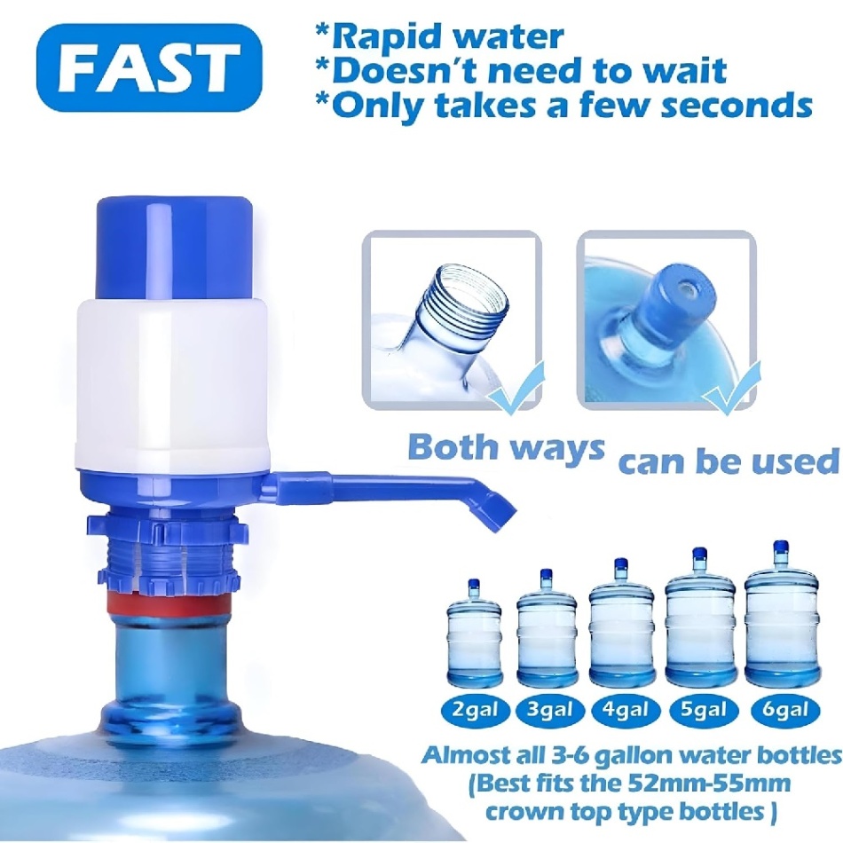 Water Pump Manual Dispenser, Bottle Water Pump Dispenser 6
