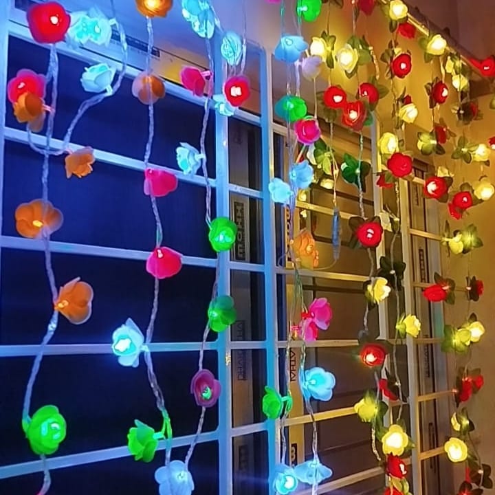 Rose Flower Room Decoration Light, Fairy String Light - LEDs Modes change - Room Decoration Light 2