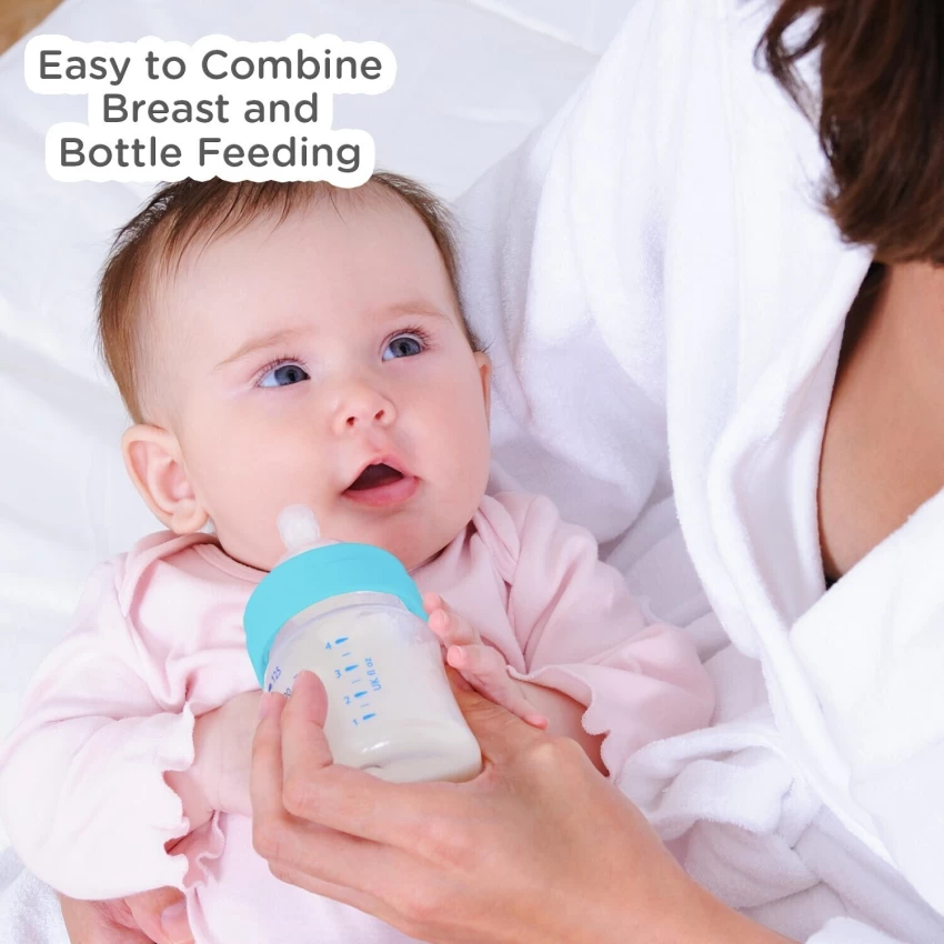 Apple Bear (120ml) Baby Feeding bottle, Baby Feeder, Baby Mumpot 3