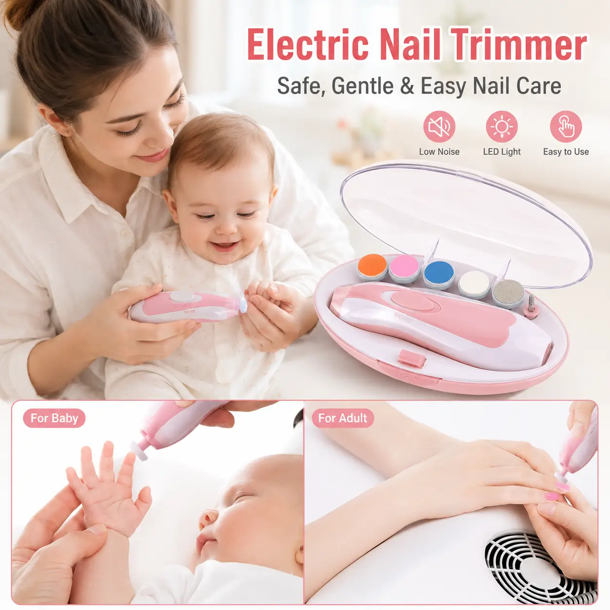 ইলেকট্রিকের বেবি নেইল ট্রিমার / Baby Electric Nail Trimmer 10