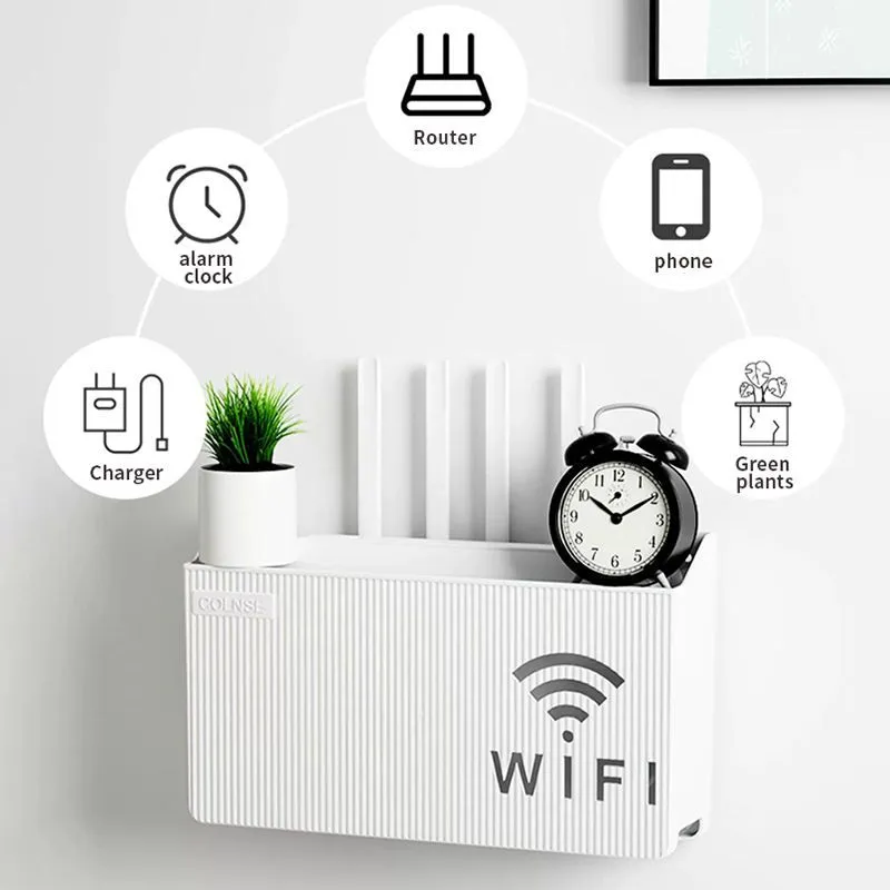 Premium WiFi Router Stand | Wall Mount Router Organizer | ওয়াইফাই রাউটার স্ট্যা 9