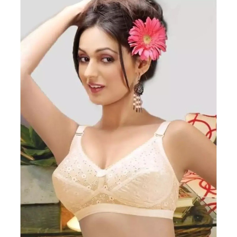Like-Me Chicken Embroidery Cotton Bra 5