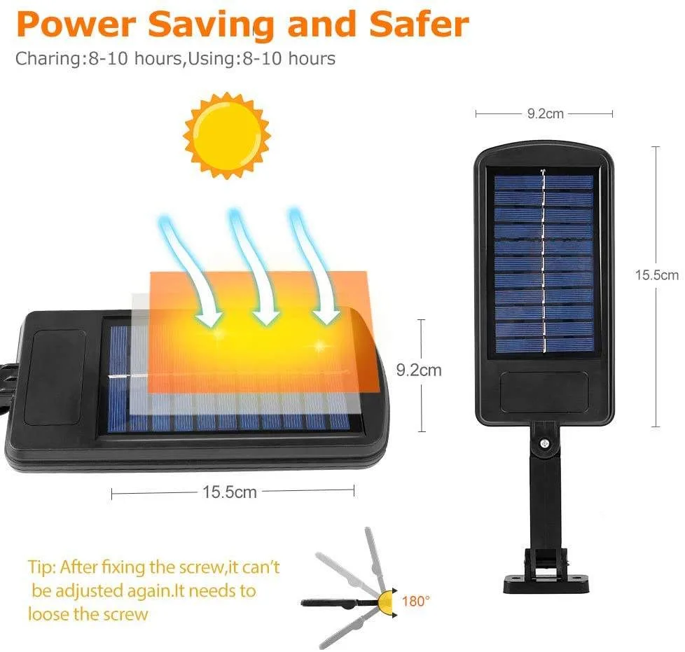 40W 120 LED Solar Sensor Light – Smart Outdoor লাইট 12
