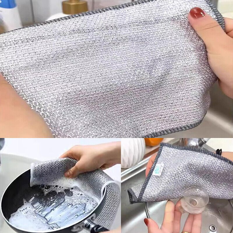 Magic Dish Cloth 3Pcs, ম্যাজিক মাজুনি 4
