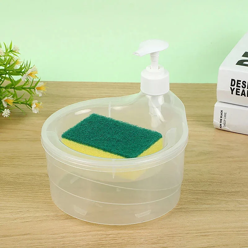 2-in-1 Dishwashing Soap Dispenser / ২-ইন-১ লিকুইড সোপ ডিসপেনসার বক্স 2