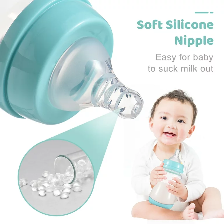Apple Bear (120ml) Baby Feeding bottle, Baby Feeder, Baby Mumpot 4