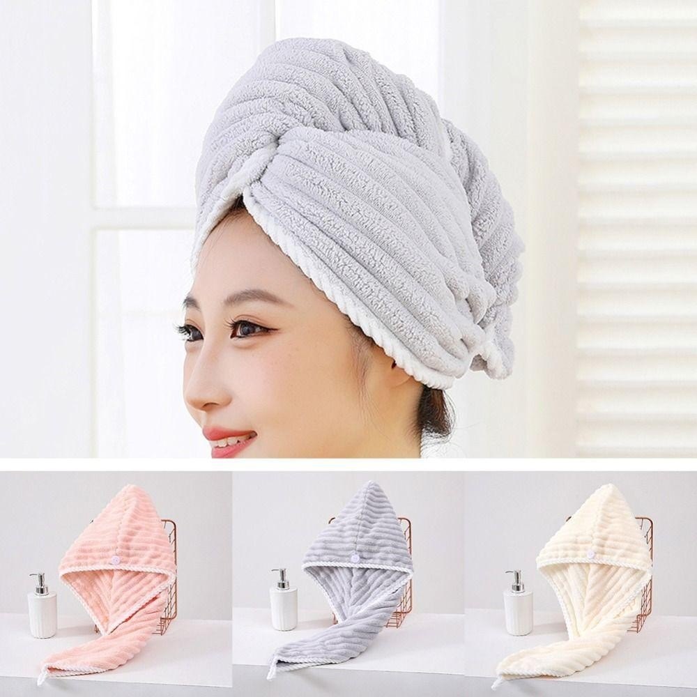 Super Absorbent, Quick Drying Hair Towel, Microfiber Hair Dry Cap, চুল শুকানোর তোয়ালে
