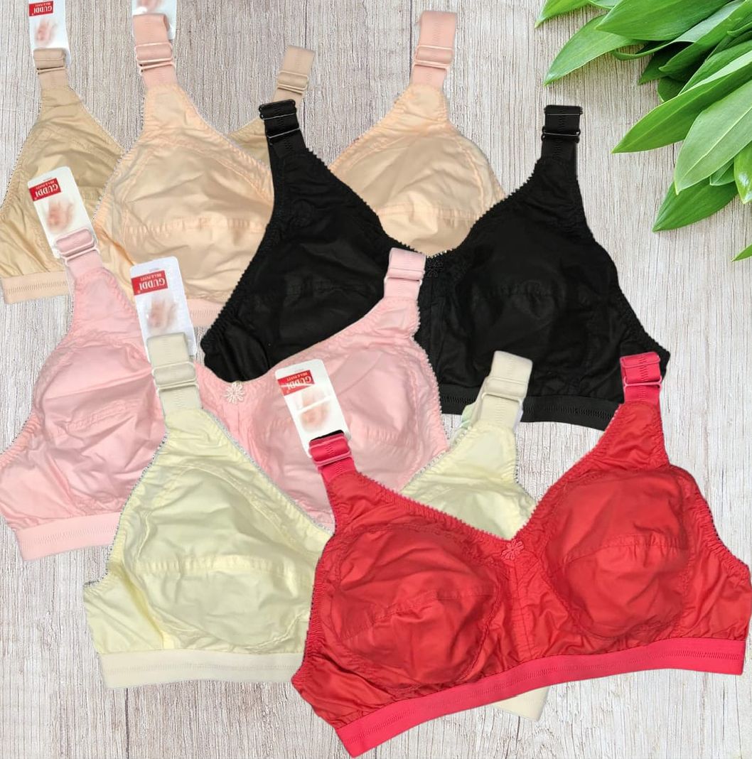 Indian Guddi Bra, Full coverage cotton bra, Bras for Women, Ladies Bra, Cotton Bra 2