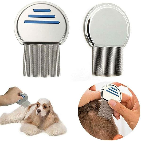 স্টেইনলেস স্টিলের উকুন অপসারণের চিরুনি, Stainless Steel Lice Removal Comb 6