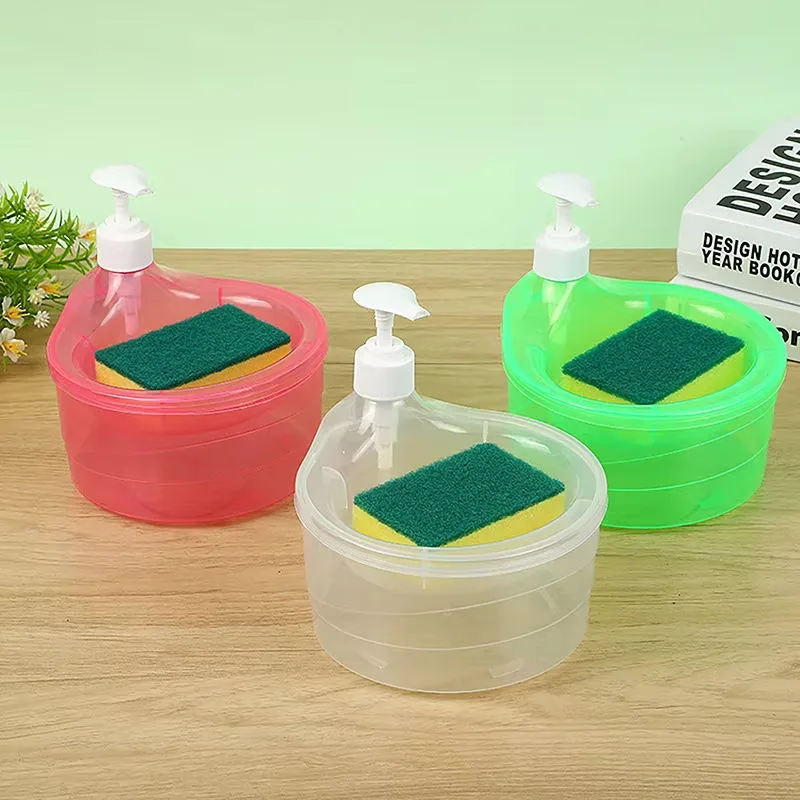2-in-1 Dishwashing Soap Dispenser / ২-ইন-১ লিকুইড সোপ ডিসপেনসার বক্স