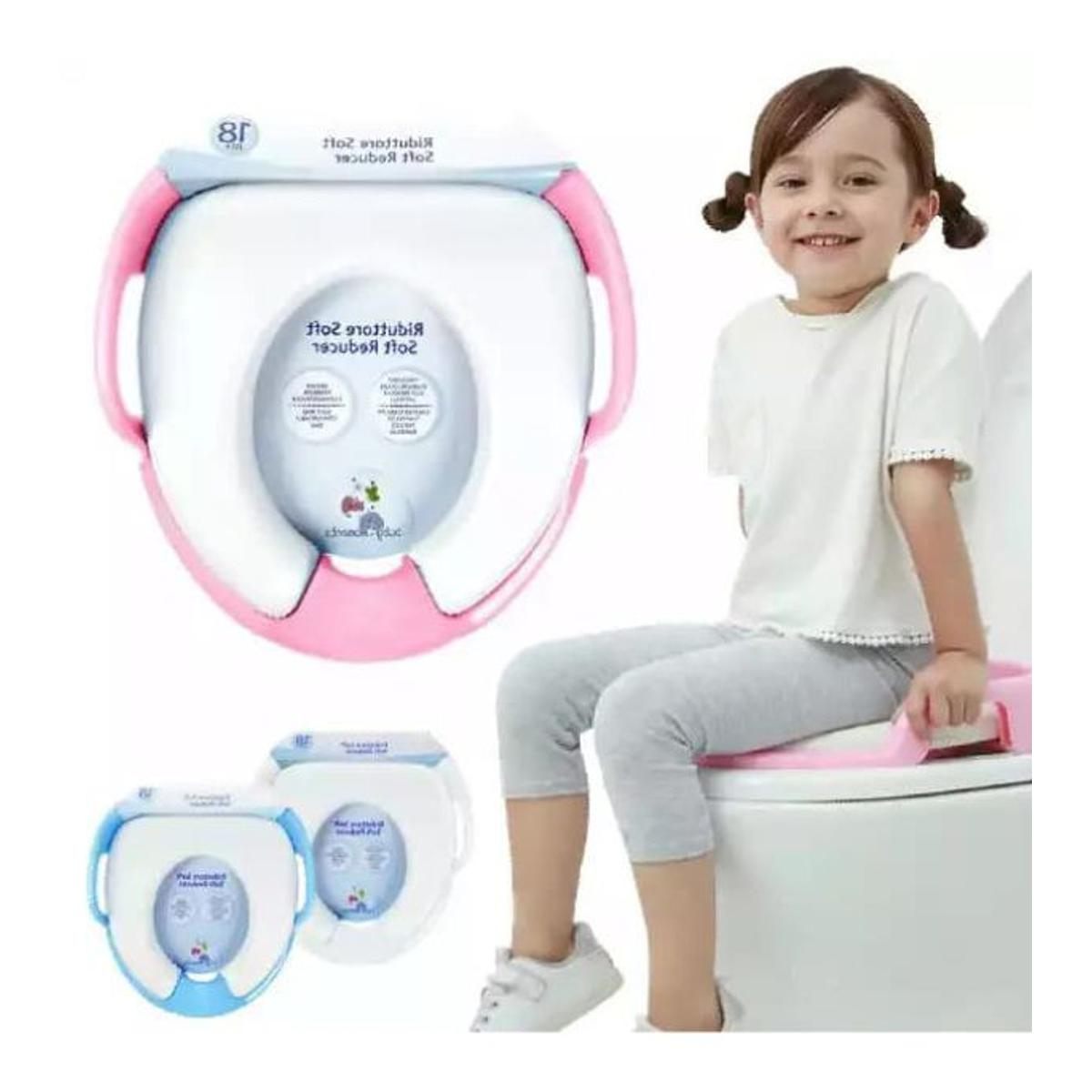 Baby Toilet Seat, Potty Training Commode Seat with Handle 7
