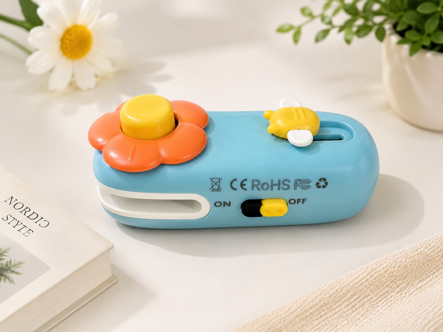Dual-Purpose Mini Portable Bag Sealing Machine (রিচার্জেবল) 2
