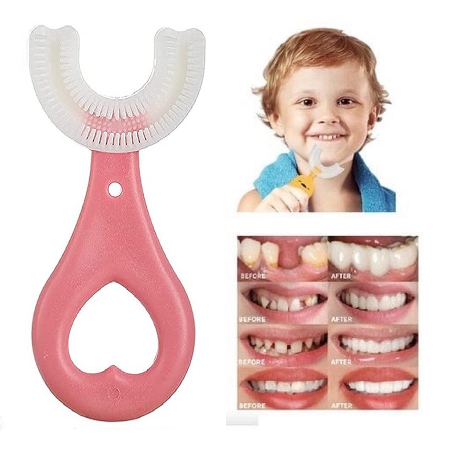 U Shaped Silicone Tooth brush for Kids 3