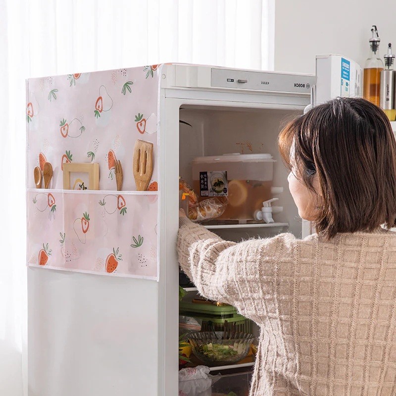 Freeze cover 130cm, Refrigerator Dust Proof Cover, Fridge Top Cloth 2