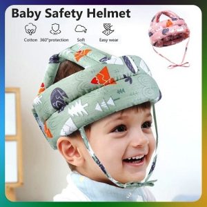 Baby Safety & Care 3-in-1 Combo Pack (Helmet, Knee Pads & Food Feeder) 3