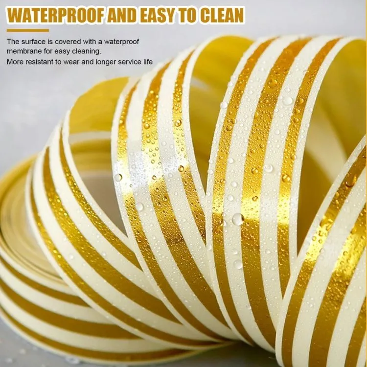 Gold Tile Gap Decorative Tape | টাইলস জয়েন্ট গোল্ড টেপ 4
