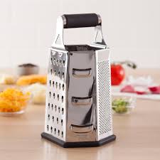 Stainless Steel Tower Grater, 6-Sided Kitchen Grater and Slicer 4