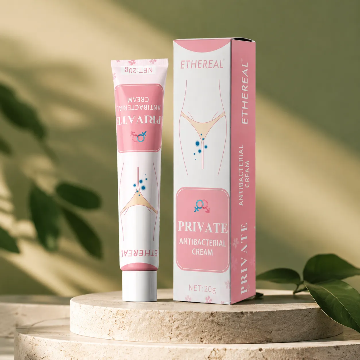Ethereal Private Antibacterial Intimate Care Cream - 20g / প্রাইভেট এরিয়া কেয়ার ক্রিম