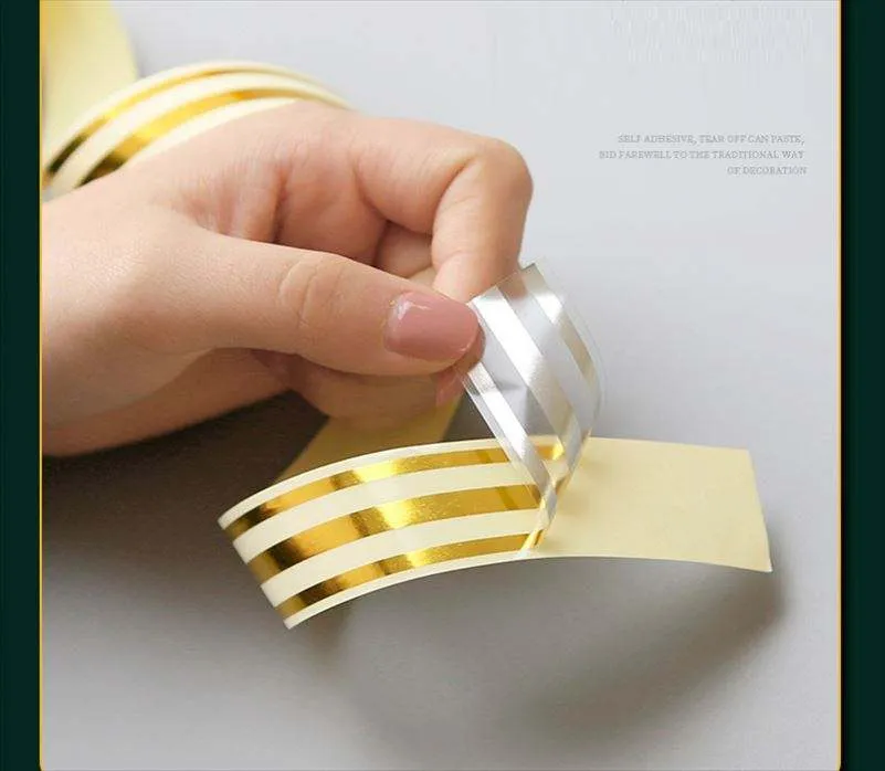 Gold Tile Gap Decorative Tape | টাইলস জয়েন্ট গোল্ড টেপ 8