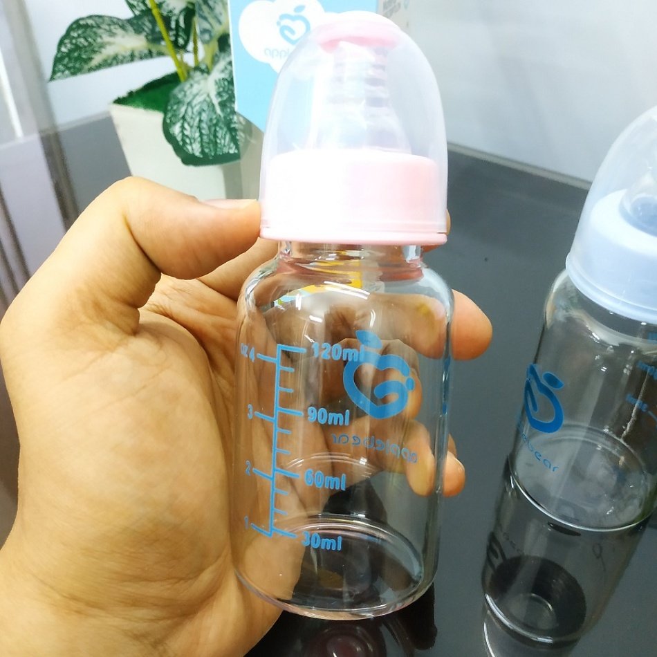 Apple Bear (120ml) Baby Feeding bottle, Baby Feeder, Baby Mumpot