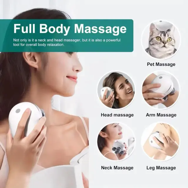 Scalp Head Massager | Electric Head & Body Massager – স্ক্যাল্প, মাথা ও শরীরের ম্যাসাজার 5