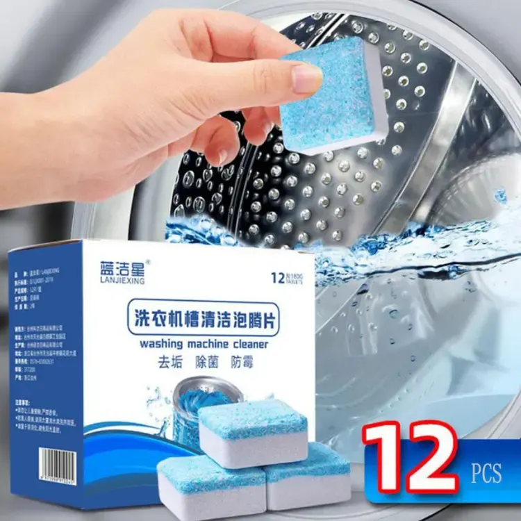 12Pcs Washing Machine Tank Cleaner Tablet 6