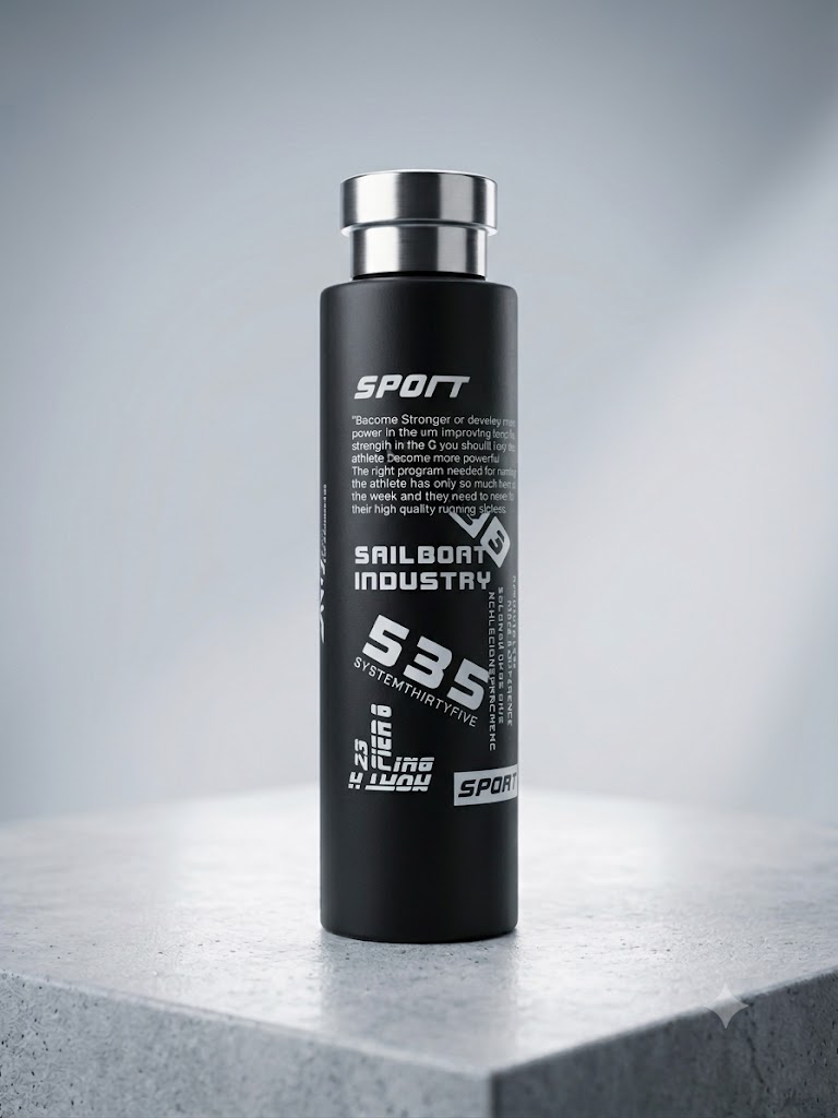 SPORT 500ml Stainless Steel Vacuum Flask - Multicolor Insulated Water Bottle,স্পোর্ট ৫০০ মিলি স্টেইনলেস স্টিল ভ্যাকুয়াম ফ্লাস্ক - মাল্টিকালার ইনসুলেটেড জলের বোতল 4