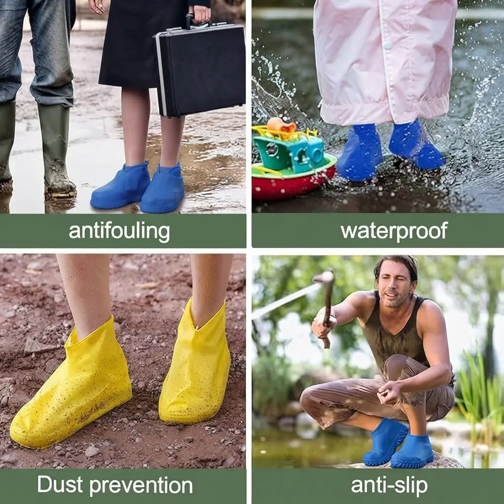 ওয়াটারপ্রুফ সিলিকন জুতার কভার / Waterproof Silicone Shoe Cover 2
